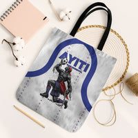 Haiti Ayiti Nan Mondyal 2026 Tote Bag Fyete Lit Victwa White Version