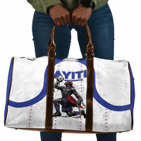 Haiti Ayiti Nan Mondyal 2026 Travel Bag Fyete Lit Victwa White Version