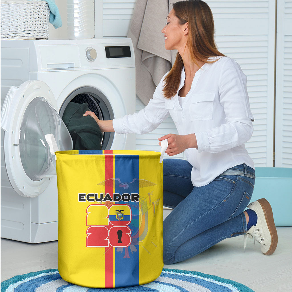 Ecuador Football 2026 Laundry Basket South American Pride