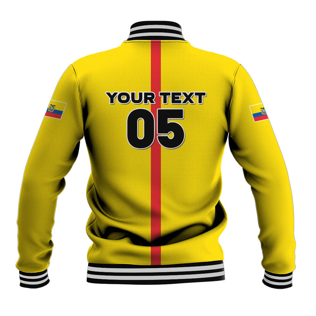 Custom Ecuador Football 2026 Baseball Jacket South American Pride