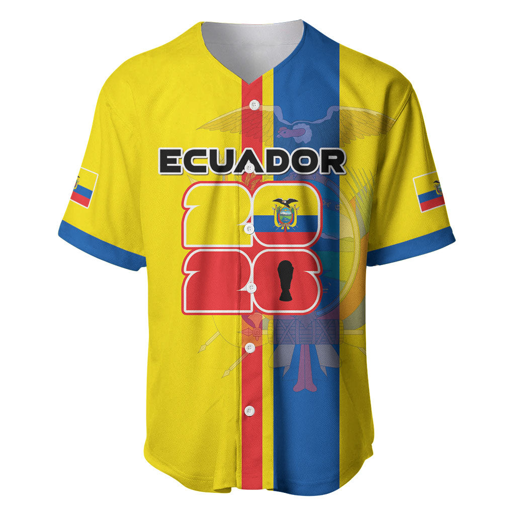 Custom Ecuador Football 2026 Baseball Jersey South American Pride