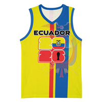 Custom Ecuador Football 2026 Basketball Jersey South American Pride