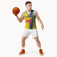 Custom Ecuador Football 2026 Basketball Jersey South American Pride