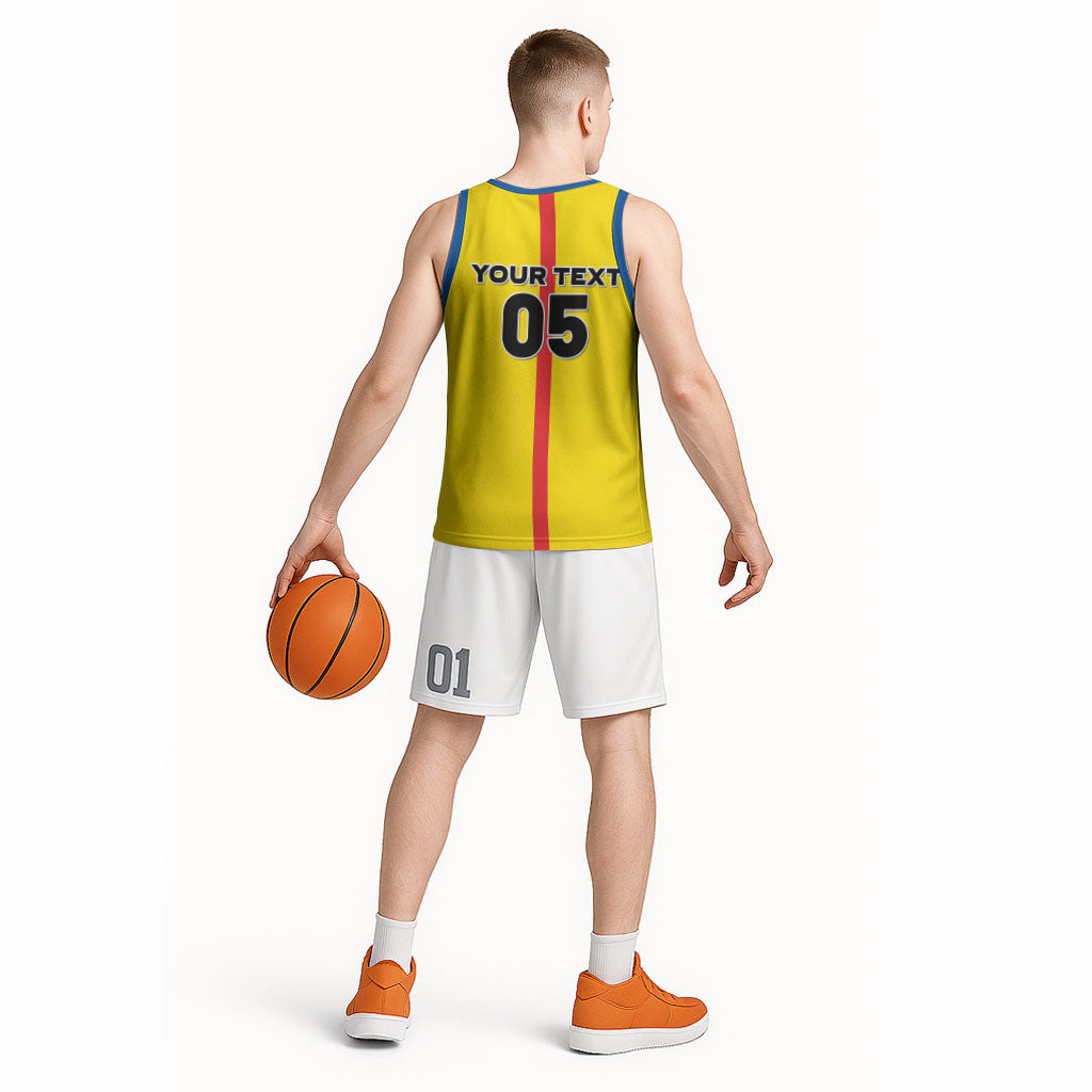 Custom Ecuador Football 2026 Basketball Jersey South American Pride