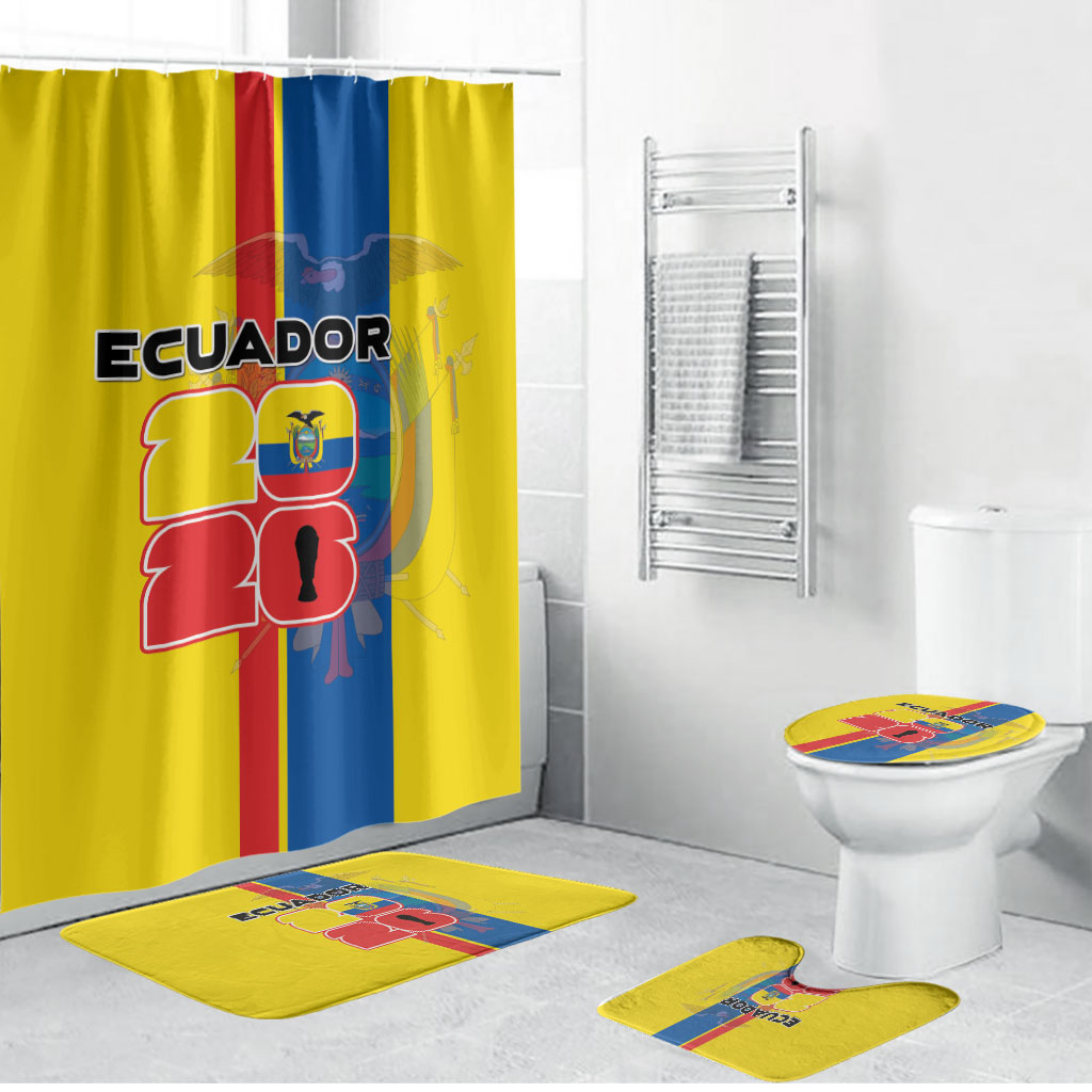 Ecuador Football 2026 Bathroom Set South American Pride