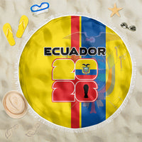 Ecuador Football 2026 Beach Blanket South American Pride