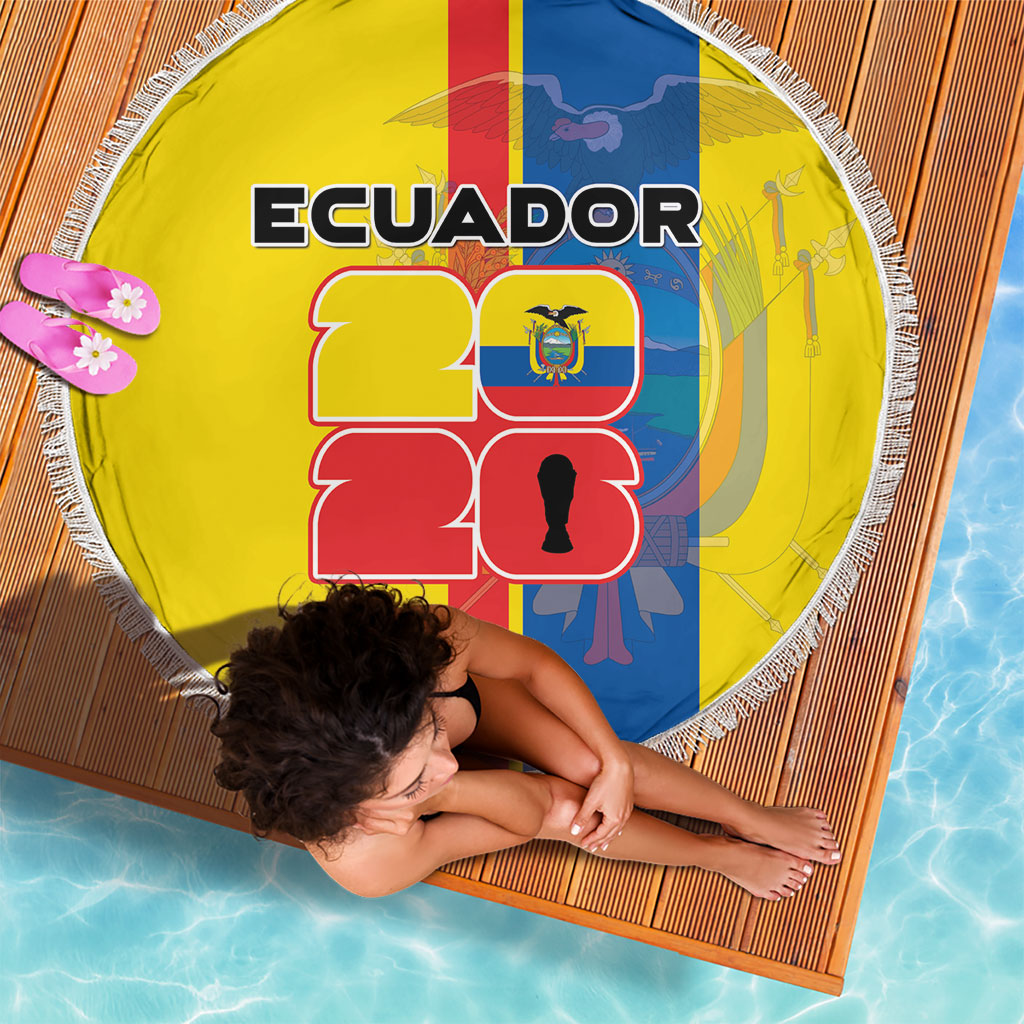 Ecuador Football 2026 Beach Blanket South American Pride