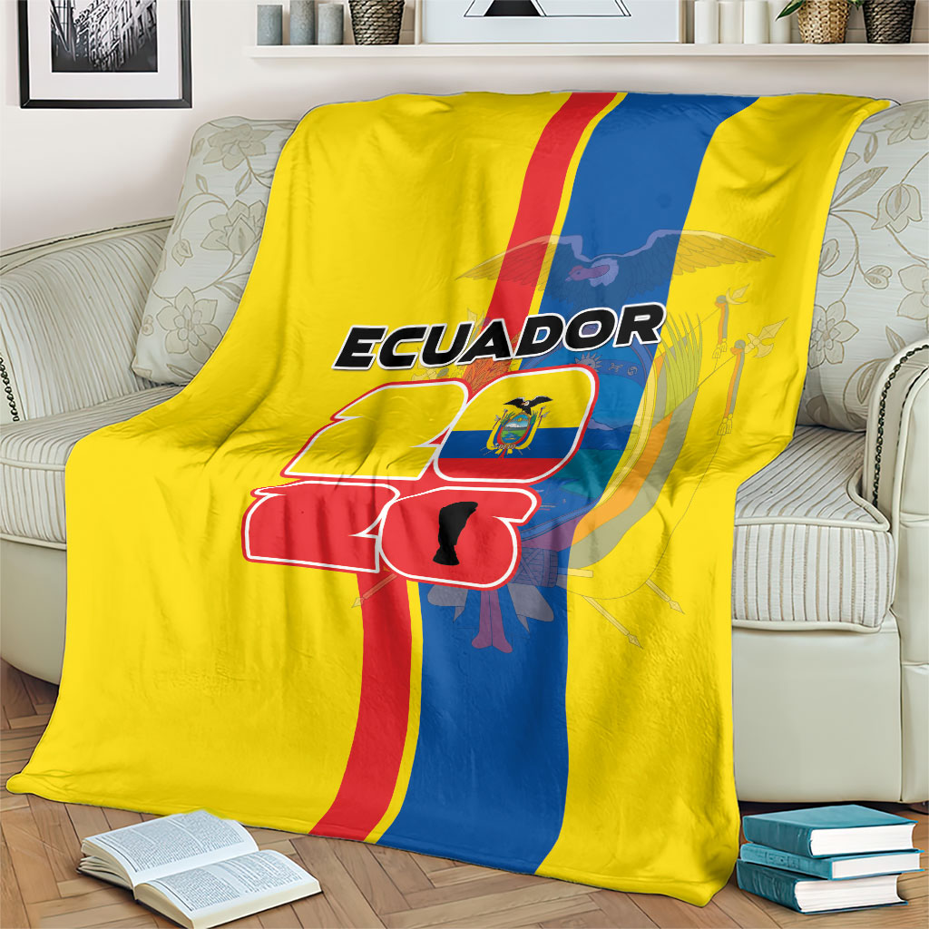 Ecuador Football 2026 Blanket South American Pride