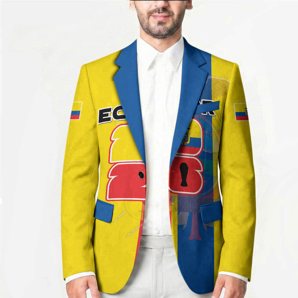 Custom Ecuador Football 2026 Blazer South American Pride