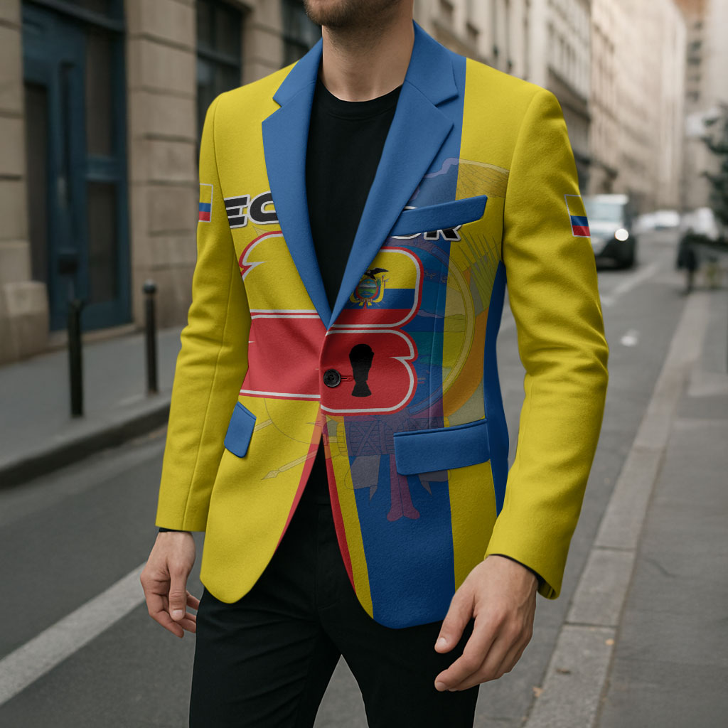 Custom Ecuador Football 2026 Blazer South American Pride