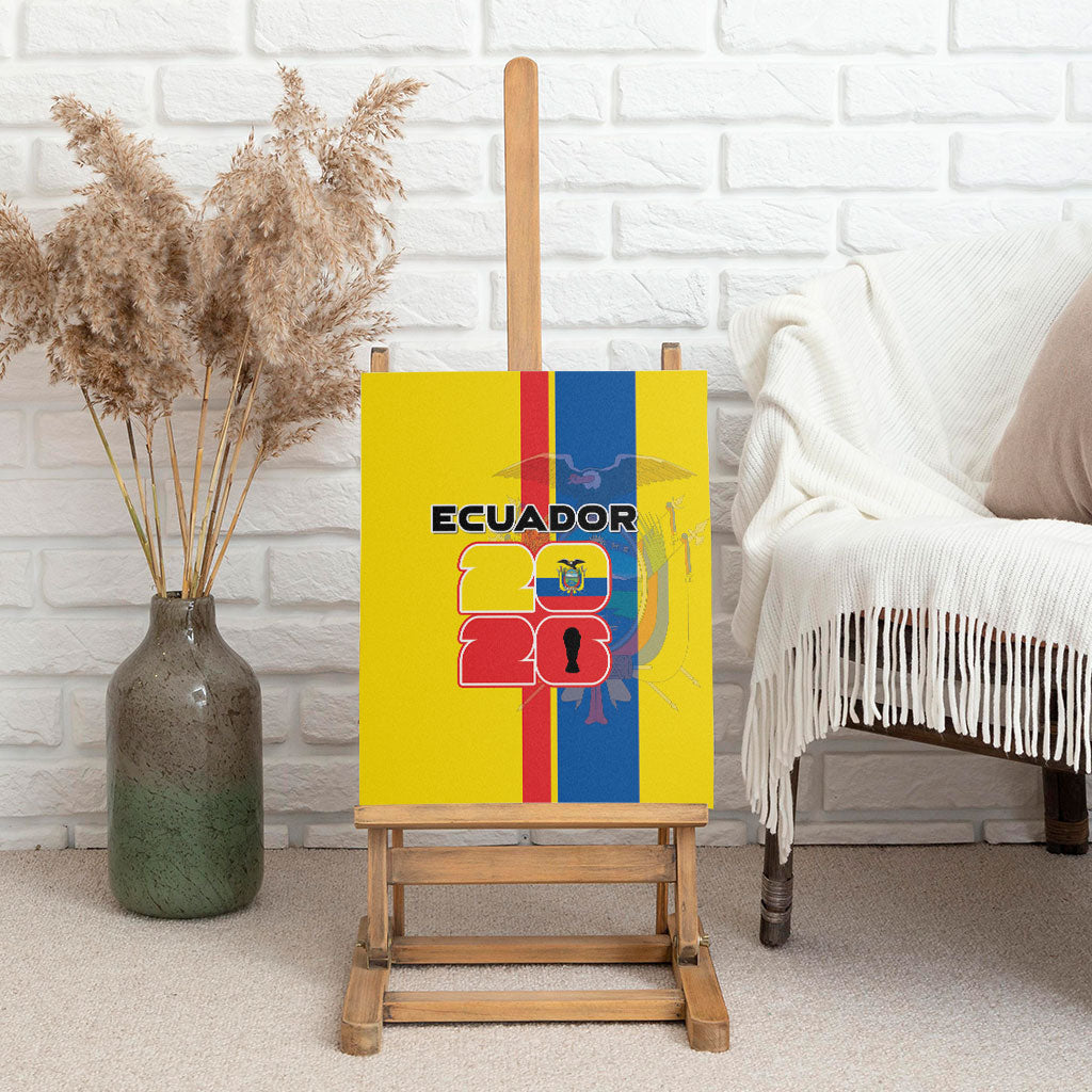 Ecuador Football 2026 Canvas Wall Art South American Pride