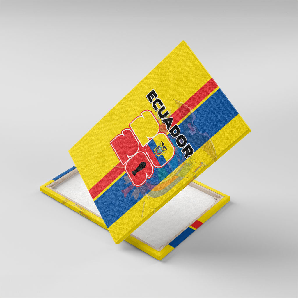 Ecuador Football 2026 Canvas Wall Art South American Pride