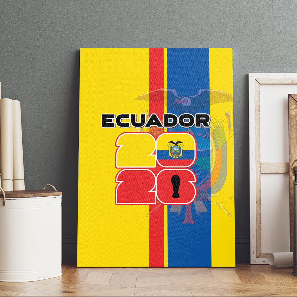 Ecuador Football 2026 Canvas Wall Art South American Pride