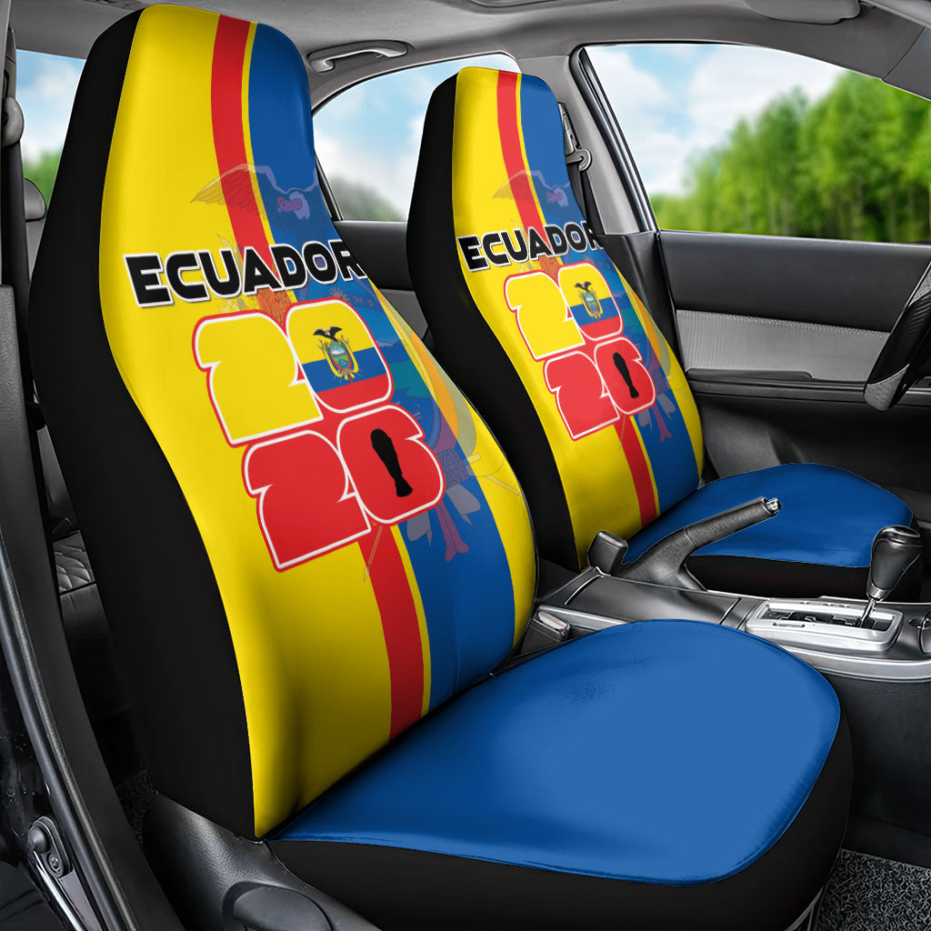 Ecuador Football 2026 Car Seat Cover South American Pride
