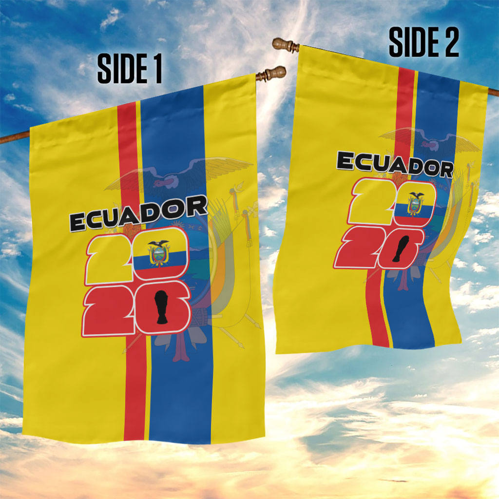 Ecuador Football 2026 Garden Flag South American Pride