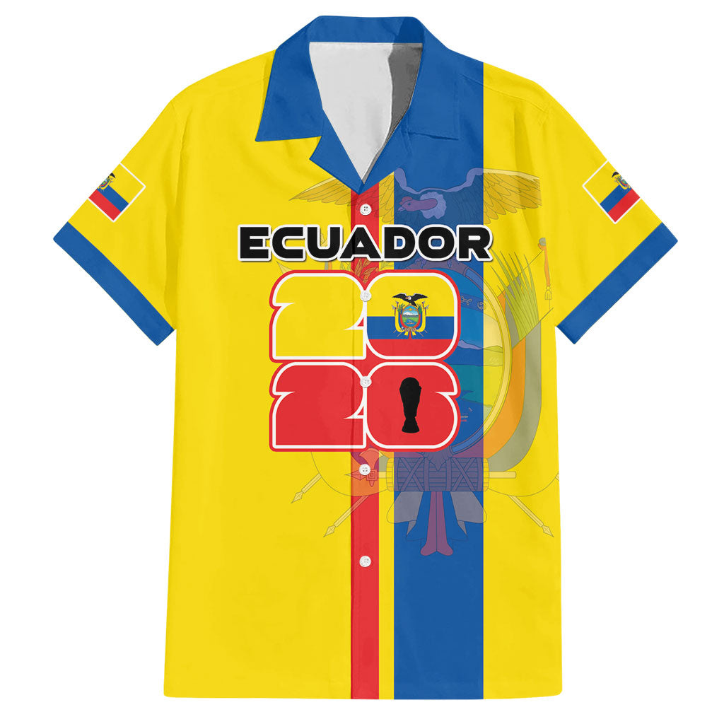 Custom Ecuador Football 2026 Hawaiian Shirt South American Pride