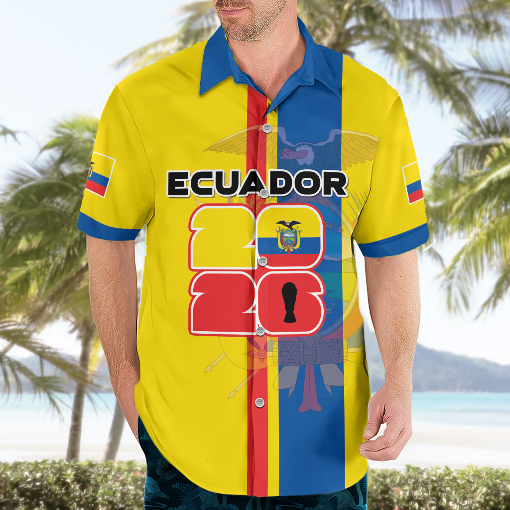 Custom Ecuador Football 2026 Hawaiian Shirt South American Pride
