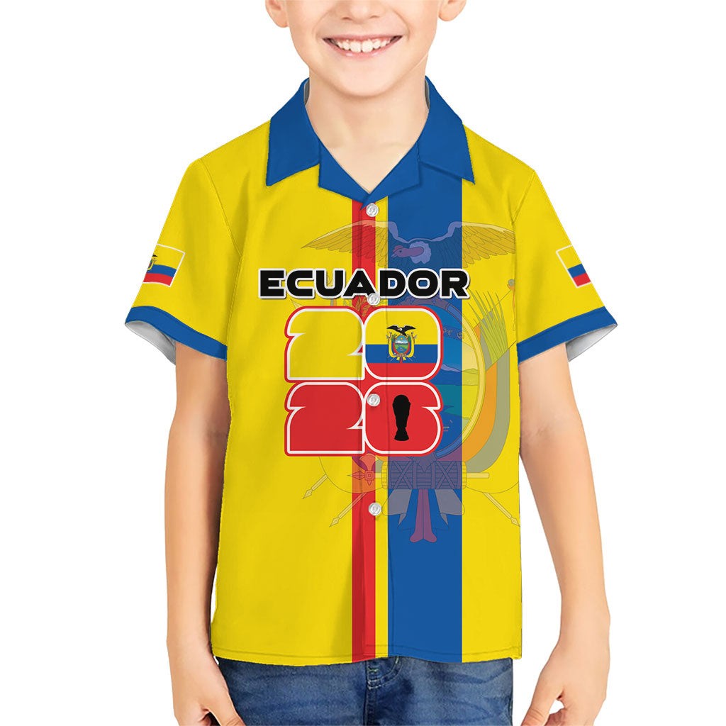 Custom Ecuador Football 2026 Hawaiian Shirt South American Pride