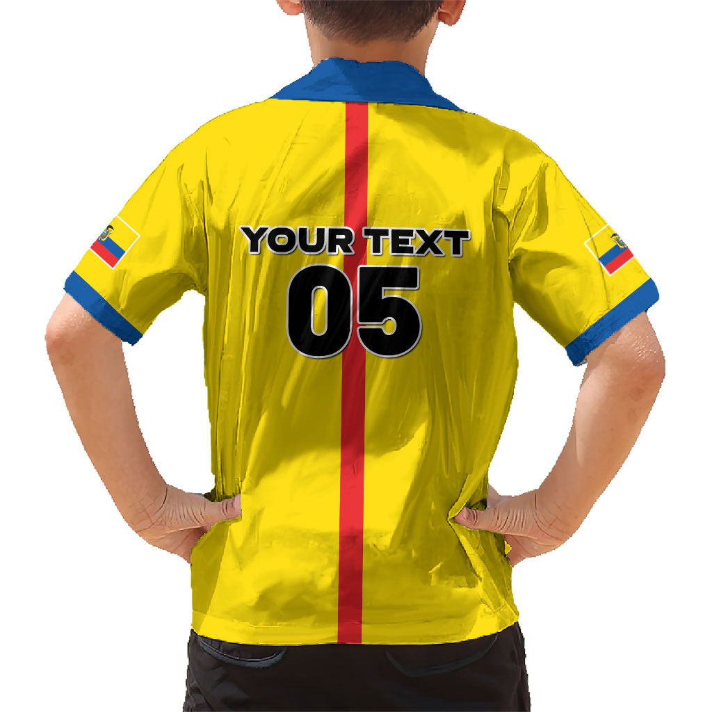 Custom Ecuador Football 2026 Hawaiian Shirt South American Pride