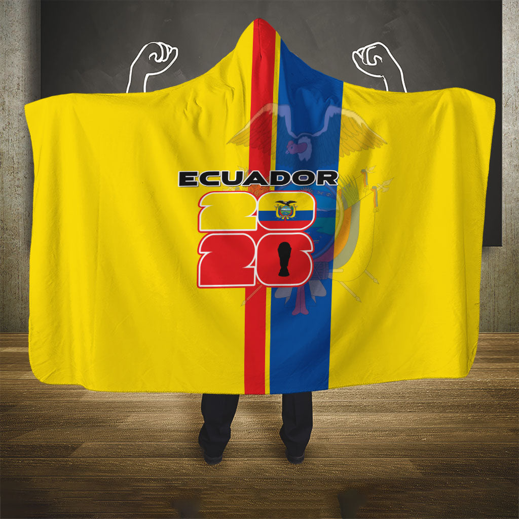 Ecuador Football 2026 Hooded Blanket South American Pride