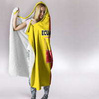 Ecuador Football 2026 Hooded Blanket South American Pride