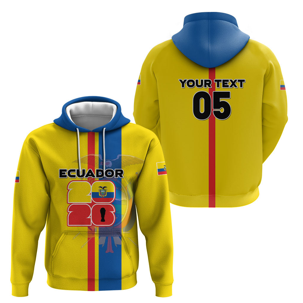 Custom Ecuador Football 2026 Hoodie South American Pride