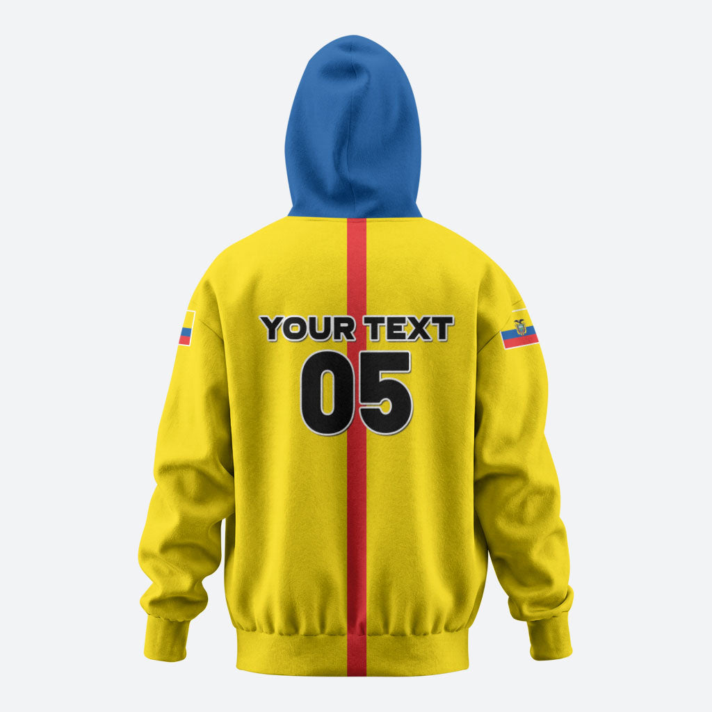 Custom Ecuador Football 2026 Hoodie South American Pride