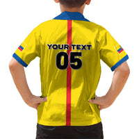 Custom Ecuador Football 2026 Kid Hawaiian Shirt South American Pride