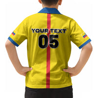 Custom Ecuador Football 2026 Kid Hawaiian Shirt South American Pride LT05