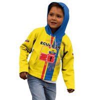 Custom Ecuador Football 2026 Kid Hoodie South American Pride