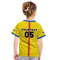 Custom Ecuador Football 2026 Kid T Shirt South American Pride