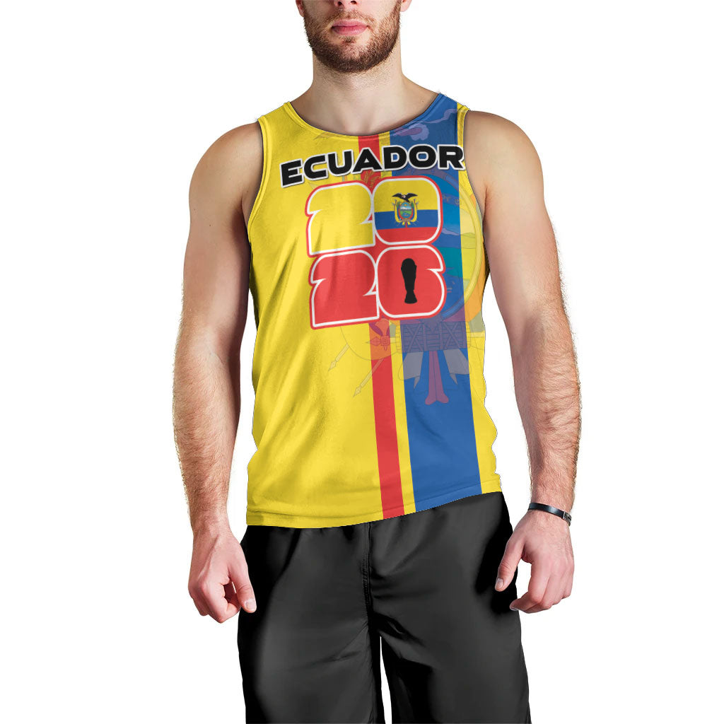 Custom Ecuador Football 2026 Men Tank Top South American Pride