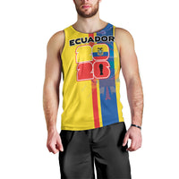 Custom Ecuador Football 2026 Men Tank Top South American Pride