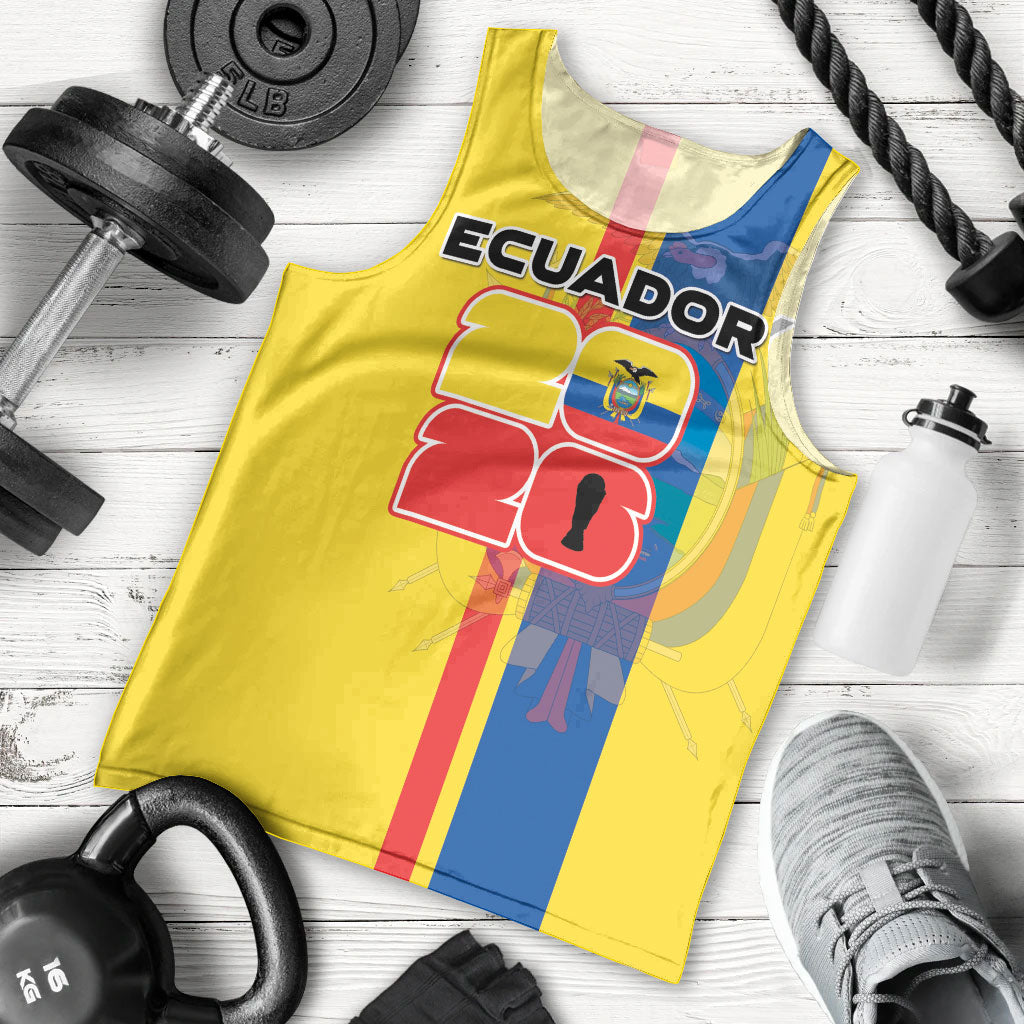 Custom Ecuador Football 2026 Men Tank Top South American Pride