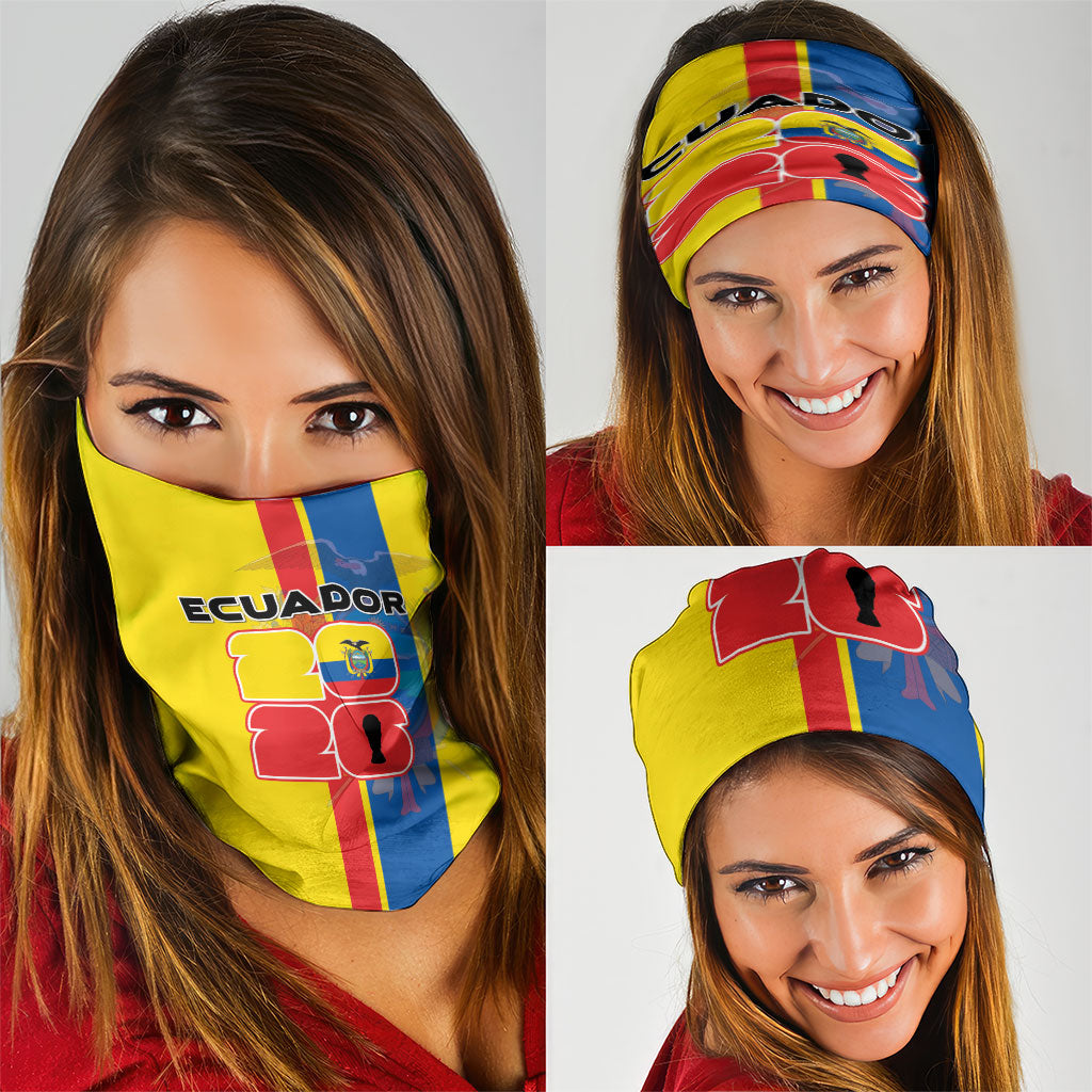 Ecuador Football 2026 Neck Gaiter South American Pride