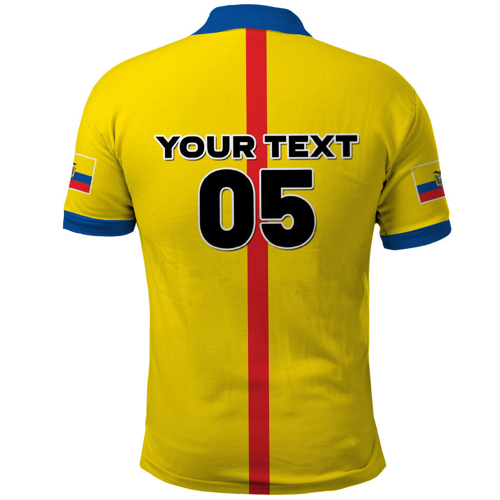 Custom Ecuador Football 2026 Polo Shirt South American Pride