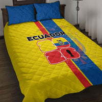 Ecuador Football 2026 Quilt Bed Set South American Pride