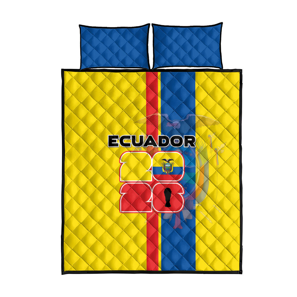 Ecuador Football 2026 Quilt Bed Set South American Pride