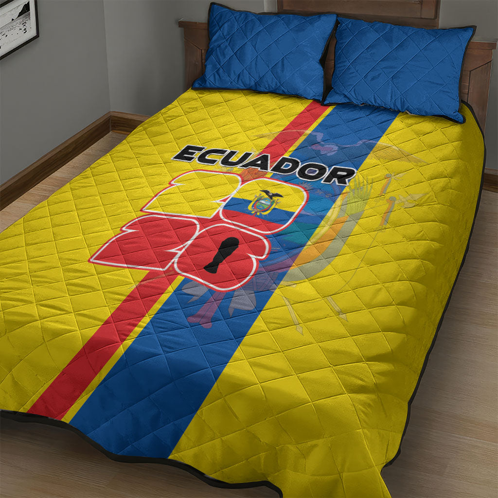 Ecuador Football 2026 Quilt Bed Set South American Pride