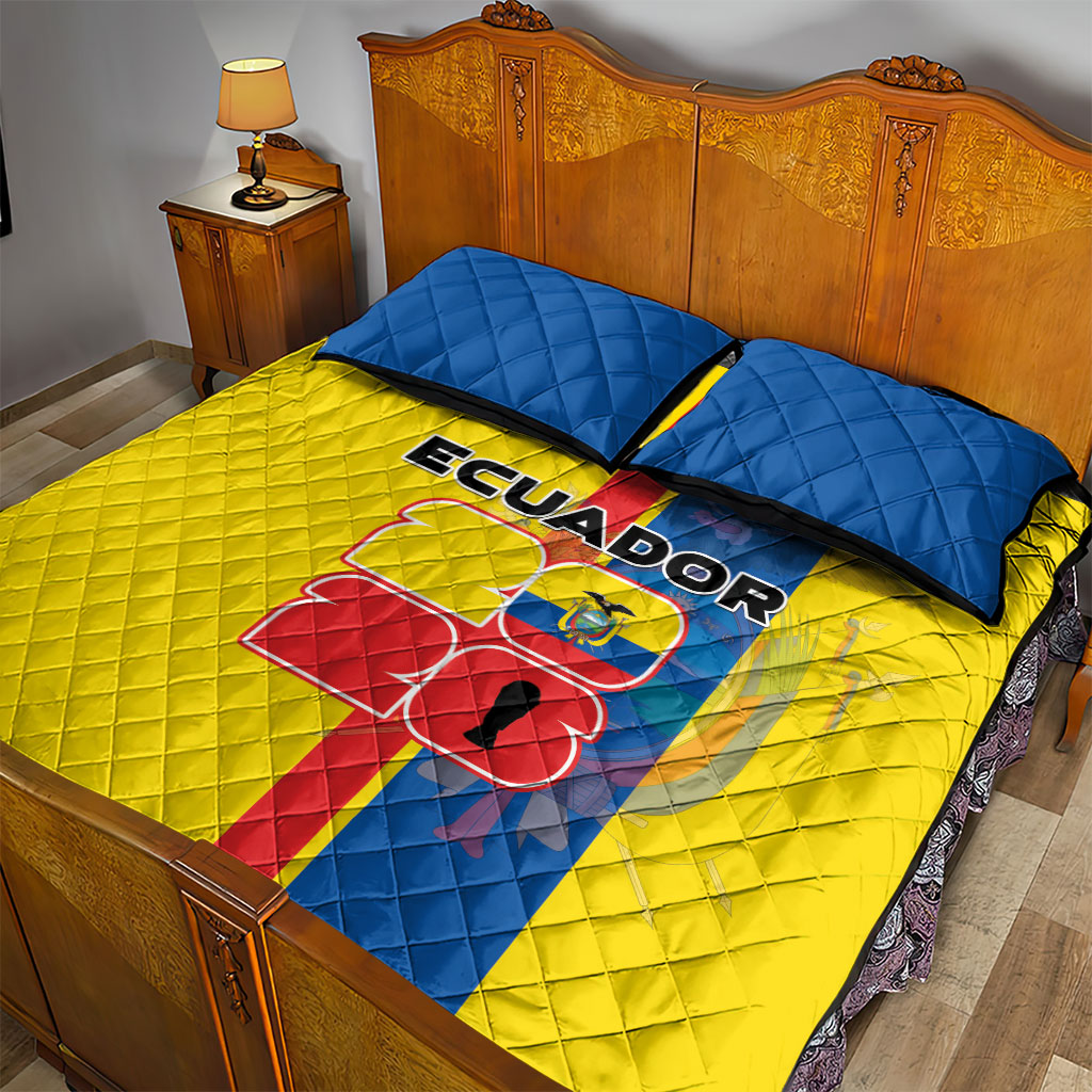 Ecuador Football 2026 Quilt Bed Set South American Pride