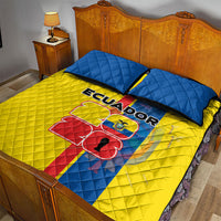 Ecuador Football 2026 Quilt Bed Set South American Pride