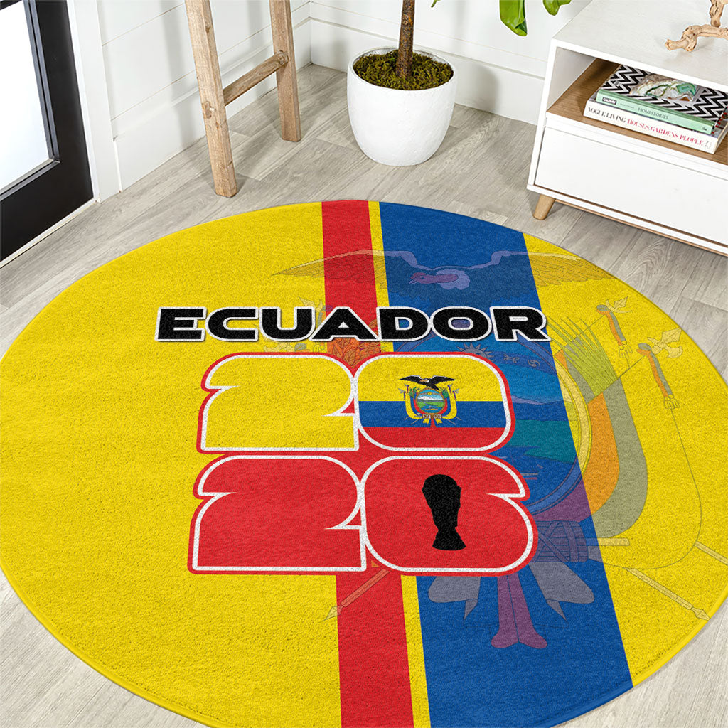 Ecuador Football 2026 Round Carpet South American Pride