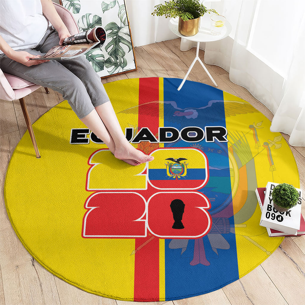 Ecuador Football 2026 Round Carpet South American Pride
