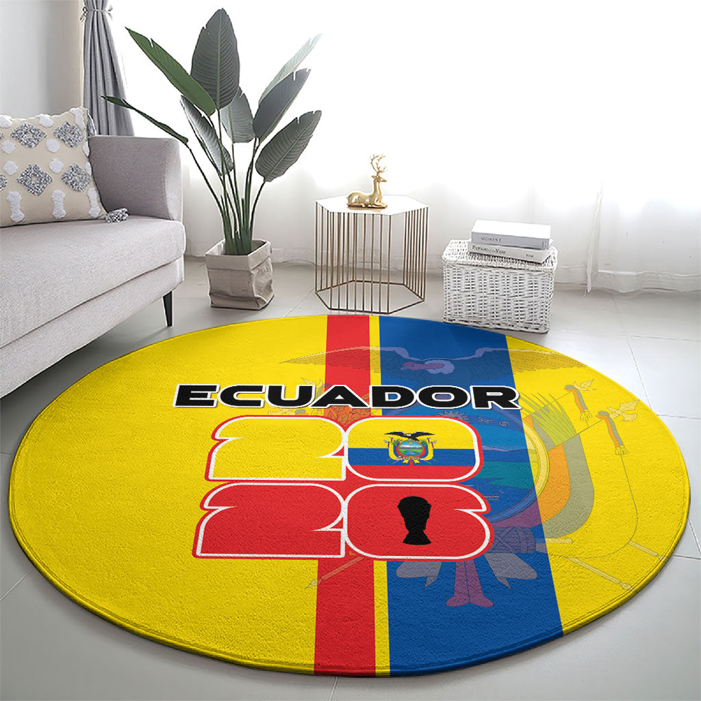 Ecuador Football 2026 Round Carpet South American Pride
