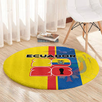 Ecuador Football 2026 Round Carpet South American Pride
