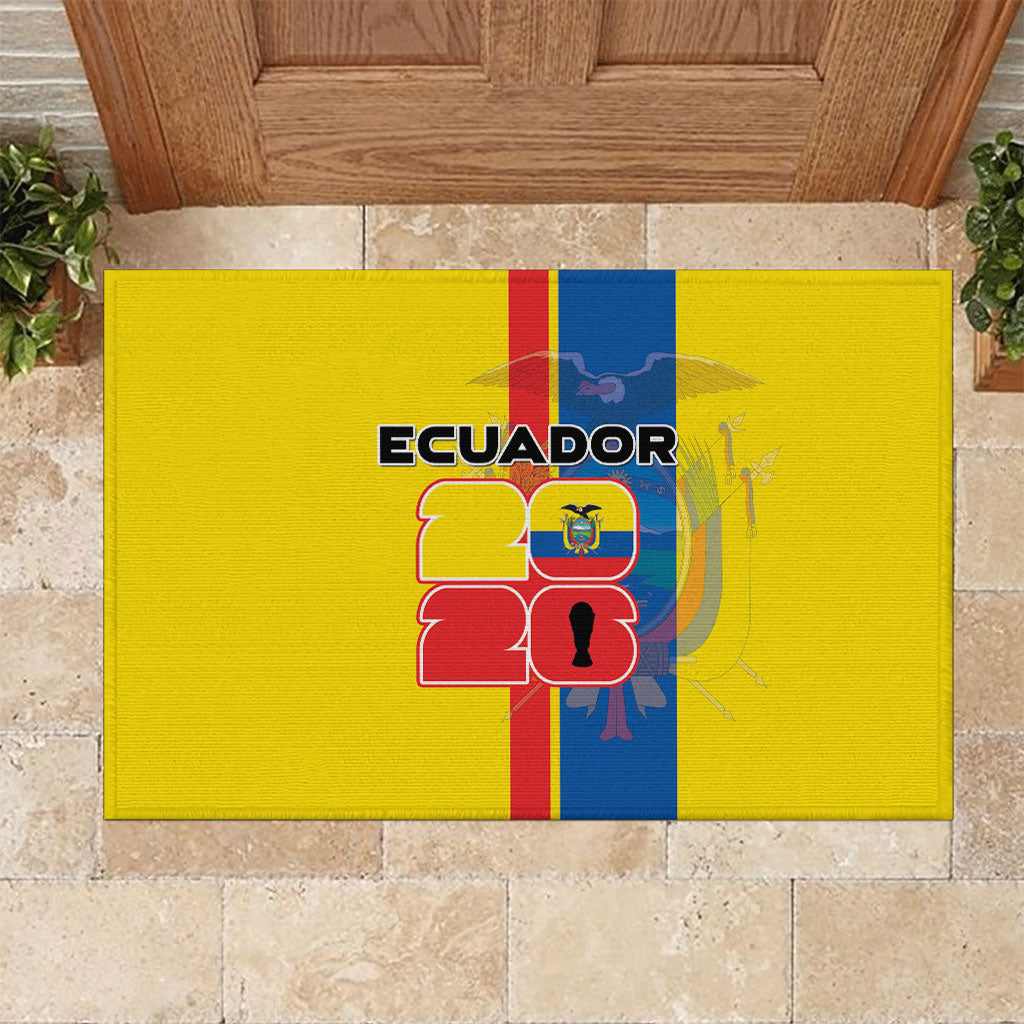 Ecuador Football 2026 Rubber Doormat South American Pride