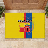 Ecuador Football 2026 Rubber Doormat South American Pride