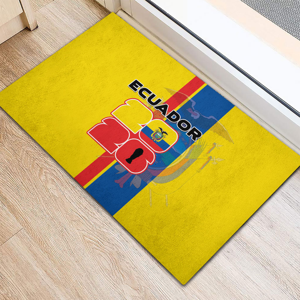 Ecuador Football 2026 Rubber Doormat South American Pride