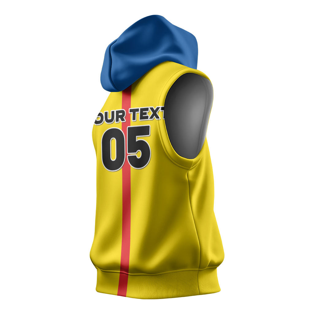 Custom Ecuador Football 2026 Sleeveless Hoodie South American Pride