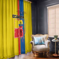 Ecuador Football 2026 Window Curtain South American Pride